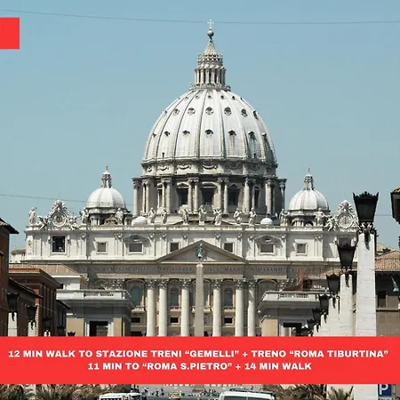 公寓 Ospedale Gemelli-vaticano Domus Di Pace 1bdr By Hotea