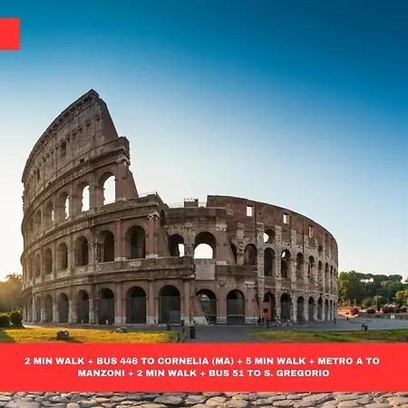 Ospedale Gemelli-vaticano Domus Di Pace 1bdr * Рим